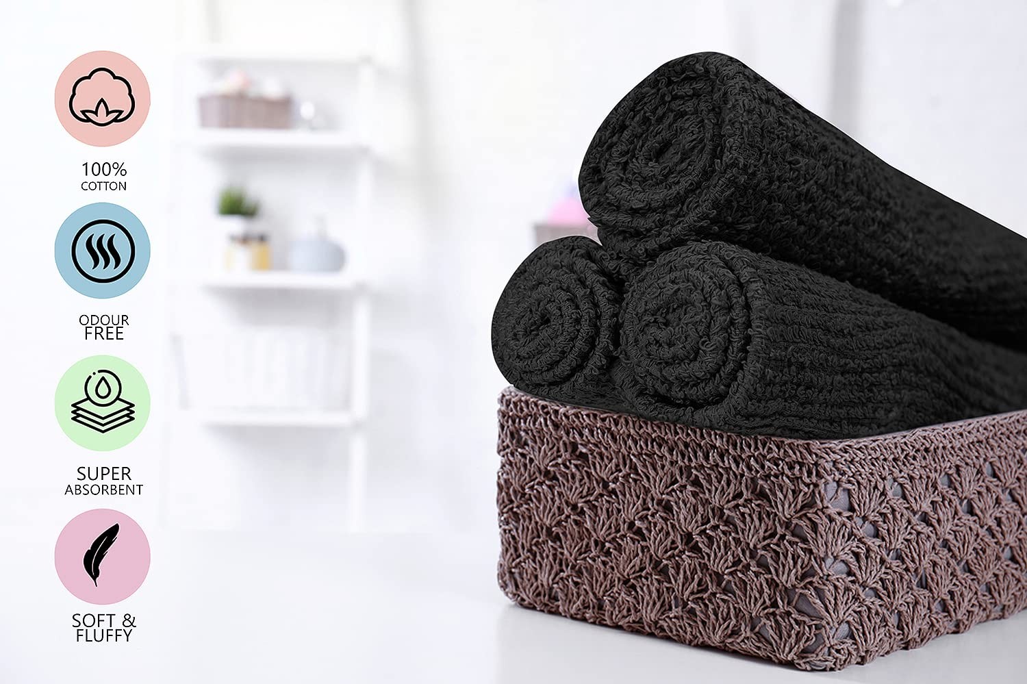 Bar Mop Grey Ribbed 16×19 Pack Of 24 100% Cotton Absorbent Kitchen Towel Dish To