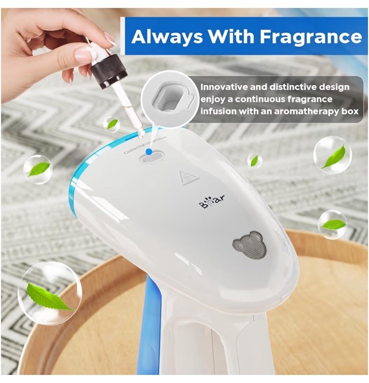 Bear Steamer for Clothes, 1300W 230ml Fast-Heat Handheld