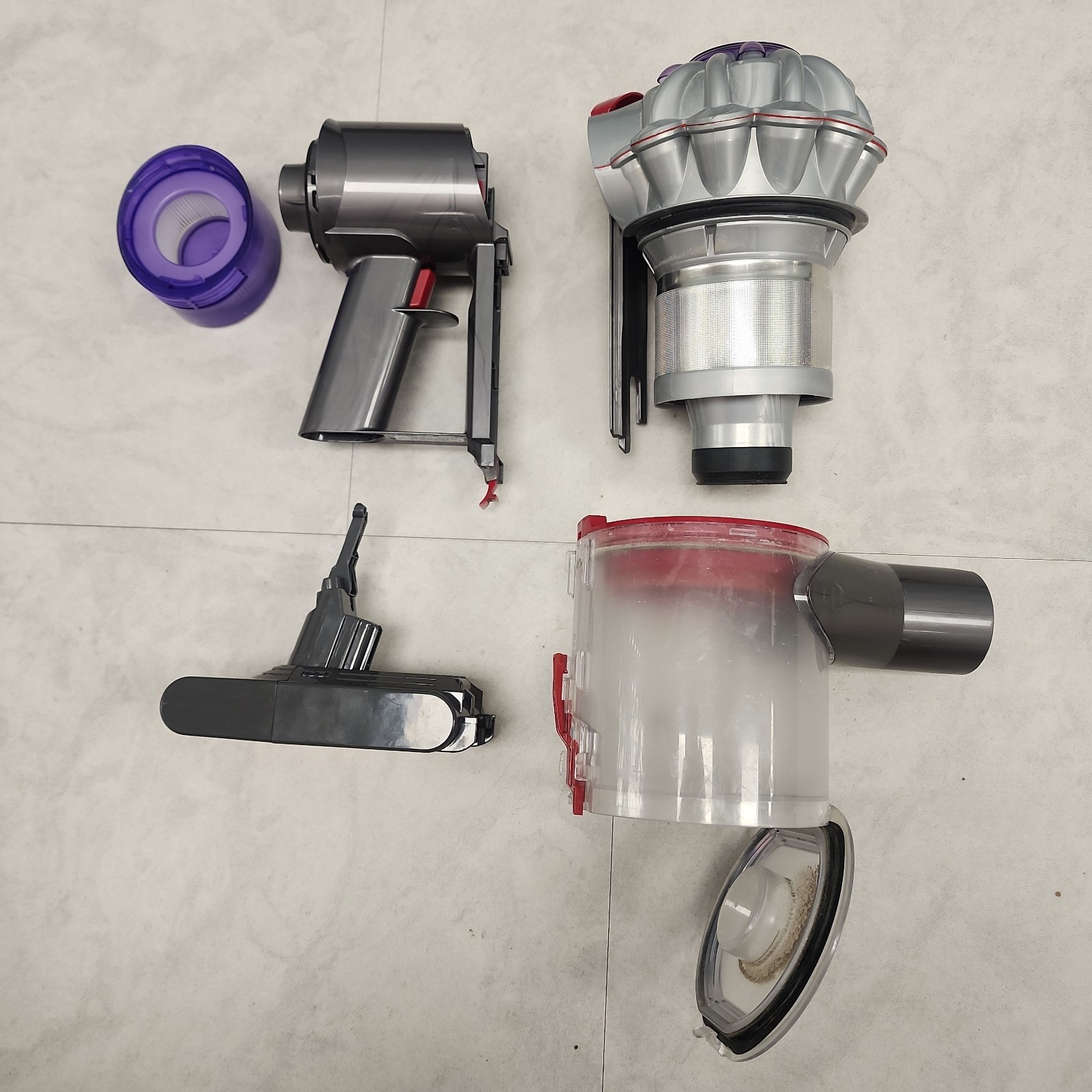 Dyson SV25 (2023 Version) V8 Fluffy HEPA Cordless Stick Vacuum & Accessories