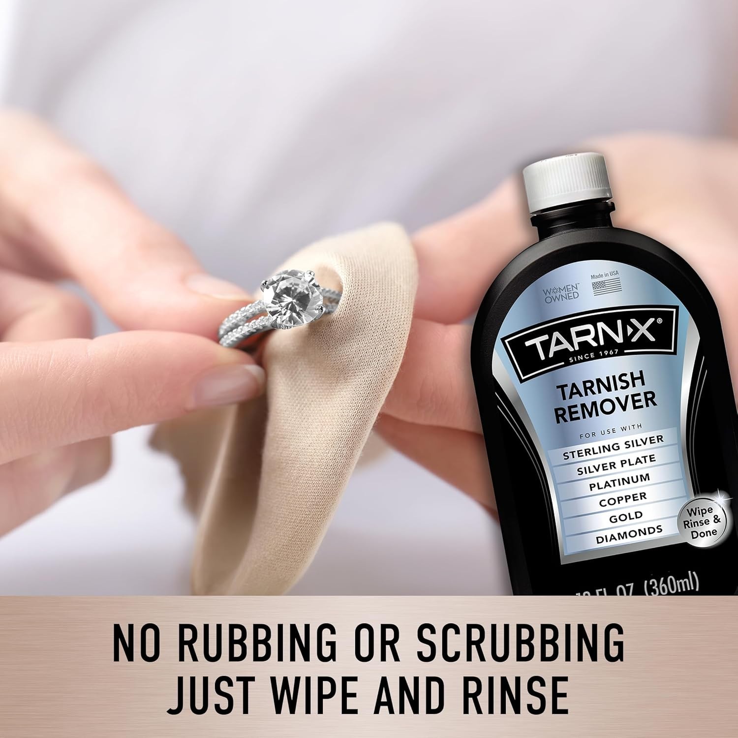 Tarnish Remover 12 Oz. Tarn-X Silver Gold Copper Clean & Polish Jewelry Cleaner