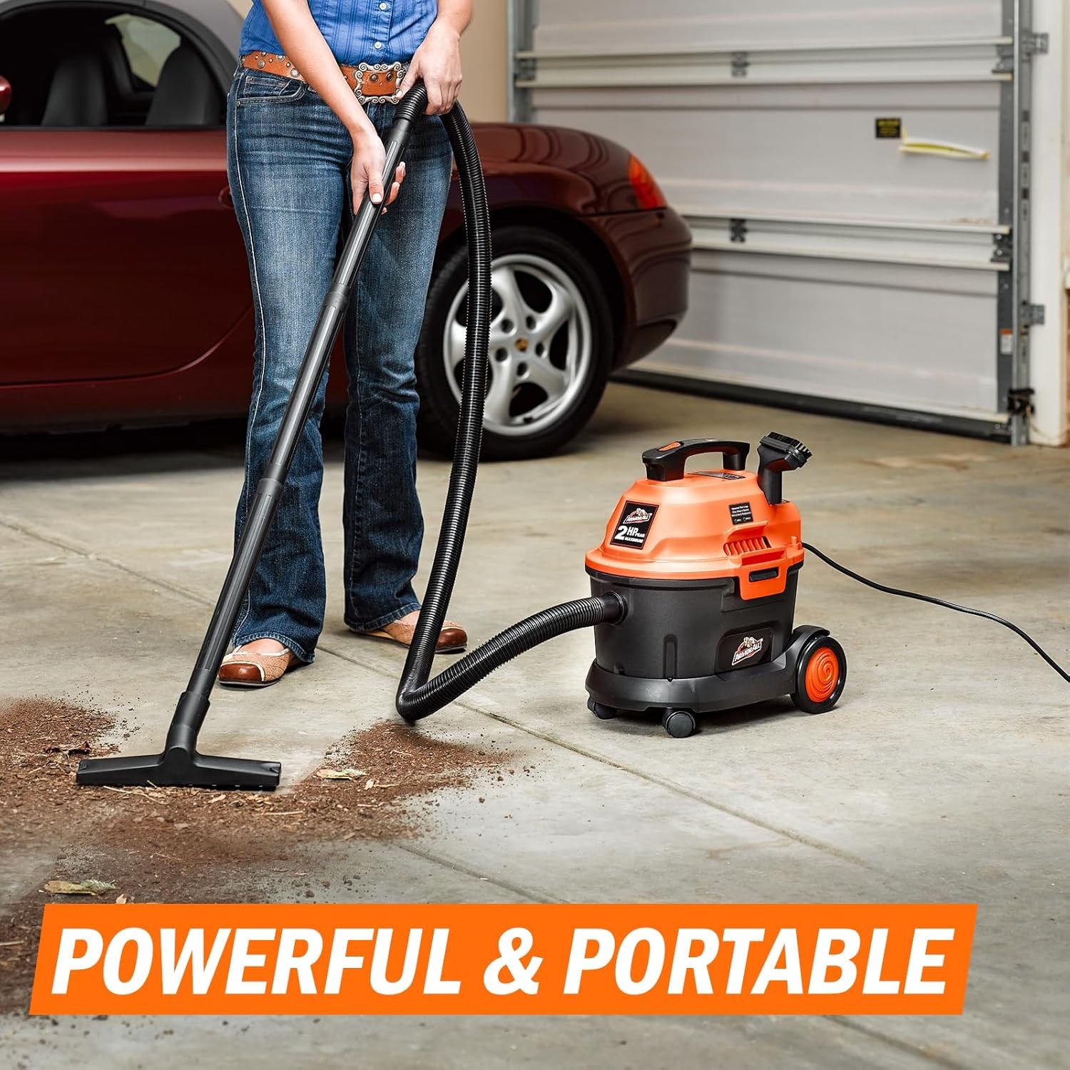 Armor All AA255W Wet/Dry Utility Vac 2.5 Gallon, 2.5-Gallon,120 Volts (AC)