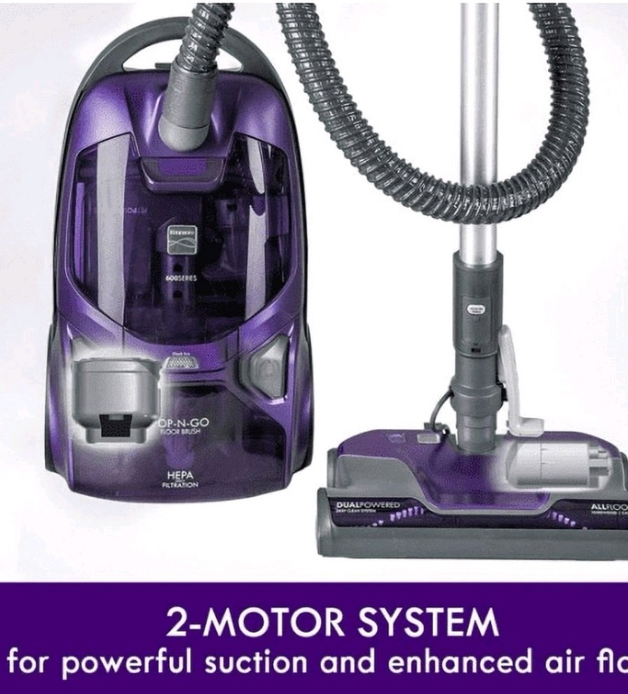 Kenmore 81615 600 Canister Vacuum Pet Friendly PowerMate HEPA 2-Motor 4 Tools