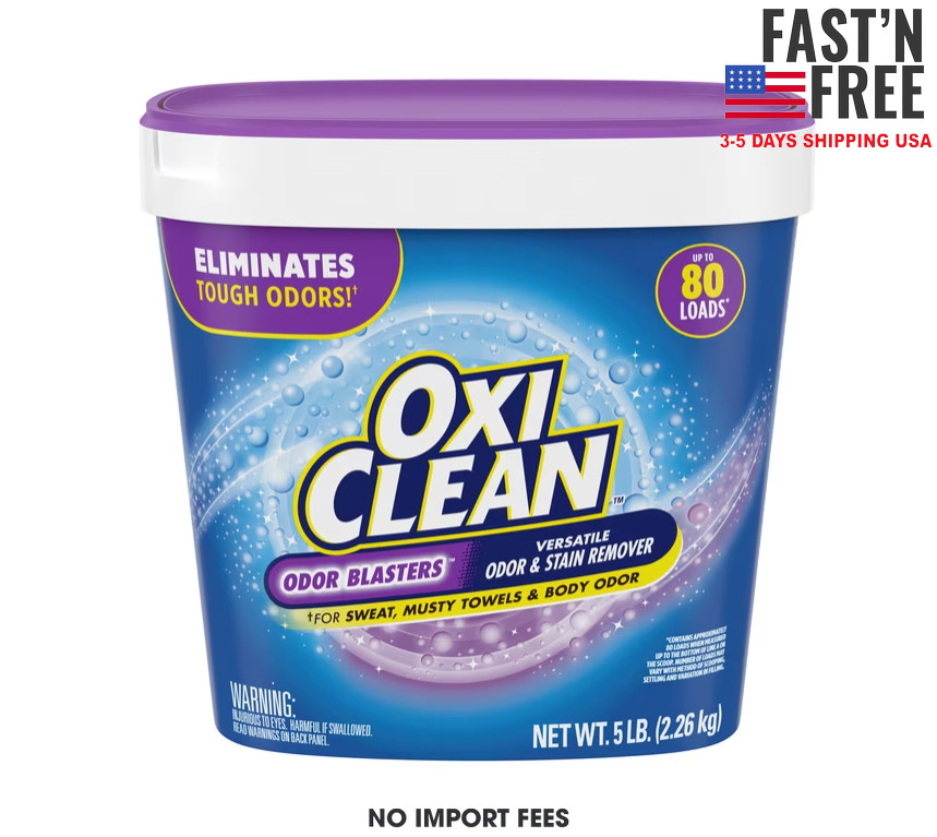 (3 pack) OxiClean Odor Blasters Versatile Odor and Laundry Stain Remover Powder