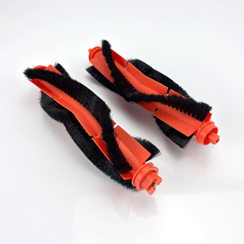 Replacement Parts for Xiaomi S20 Robot Vacuum Cleaner, 2 Main Brush, 4 HEPA F…