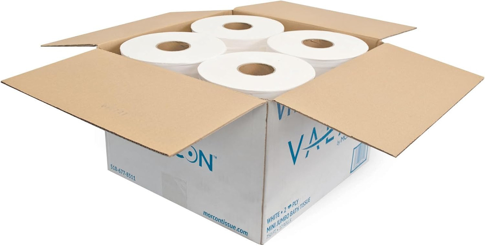 Paper VT110 Morsoft Millennium Jumbo Bath Tissue, Septic Safe, 2-Ply, White, 750