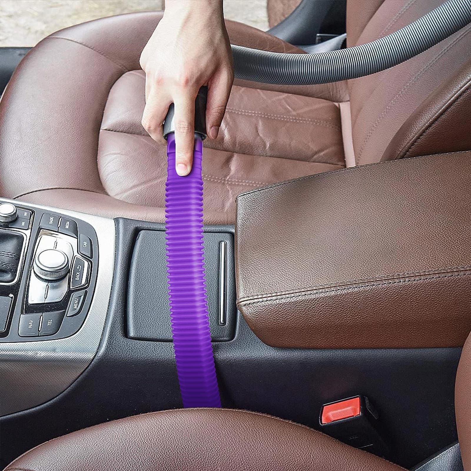 Sealegend Dryer Lint Vacuum Attachment Compatible 39.37 inches (L), Purple