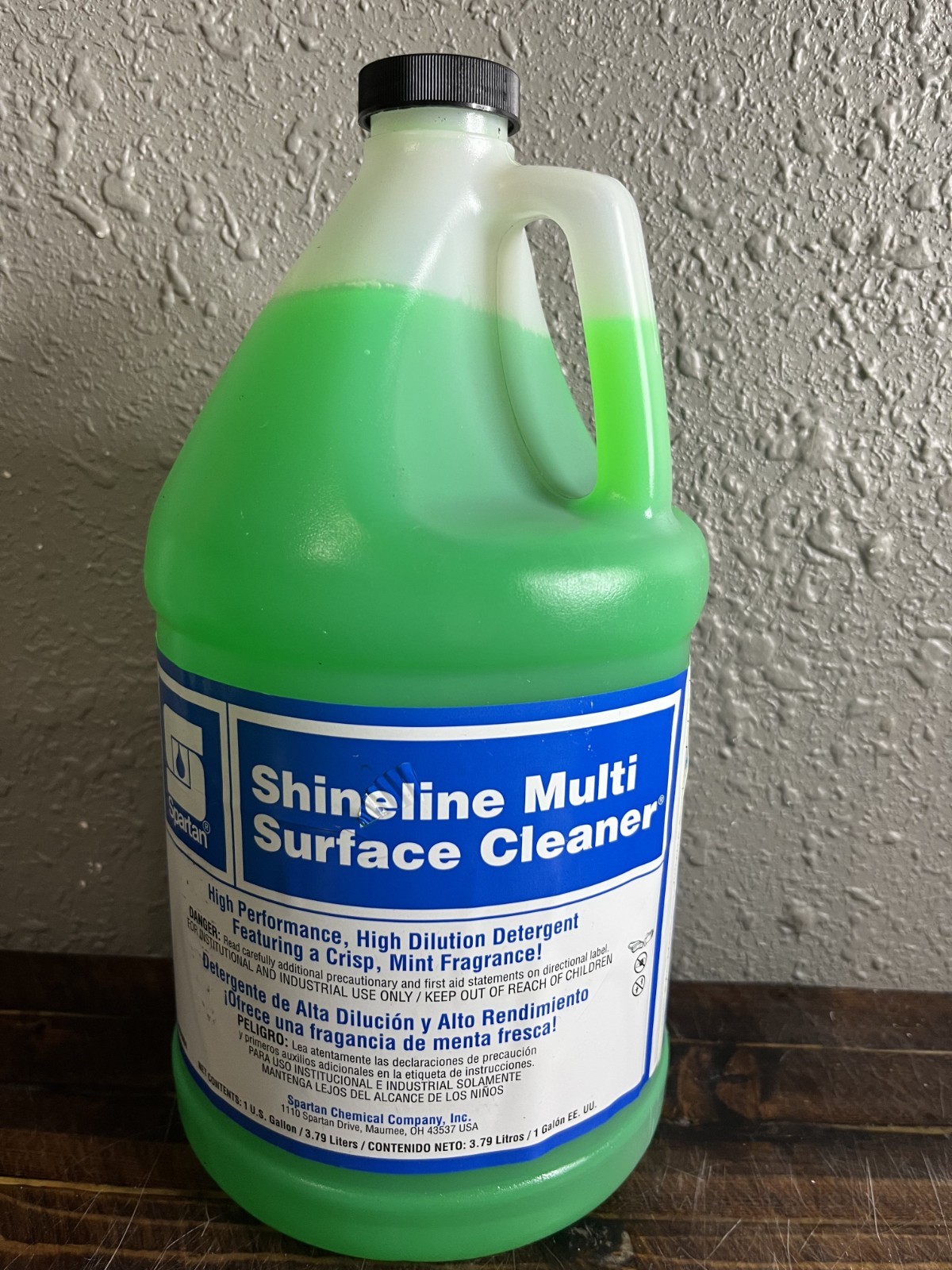 Spartan Shineline Multi Surface Cleaner 1 Gal #004004 High Dilution Mint Scent