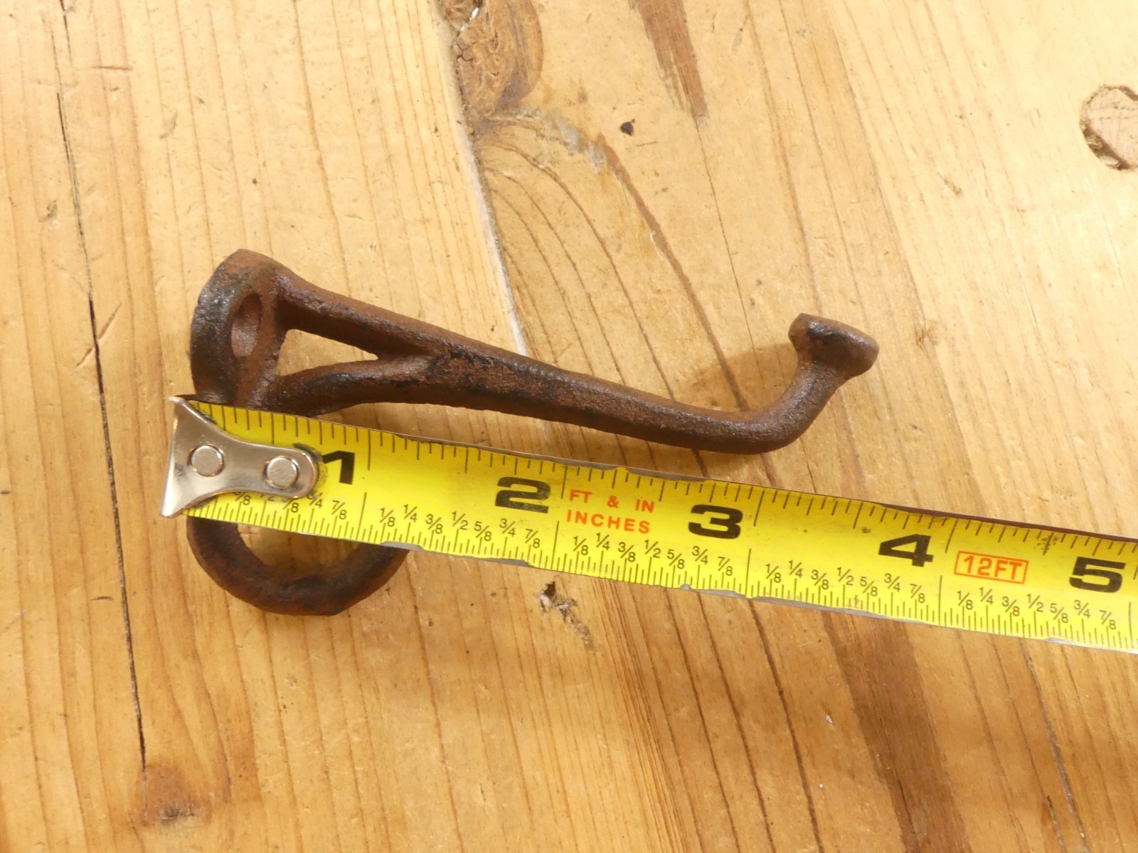 25 Rustic Cast Iron Coat Hat Wall Hooks Restore School Farm Towel Bath Kitchen