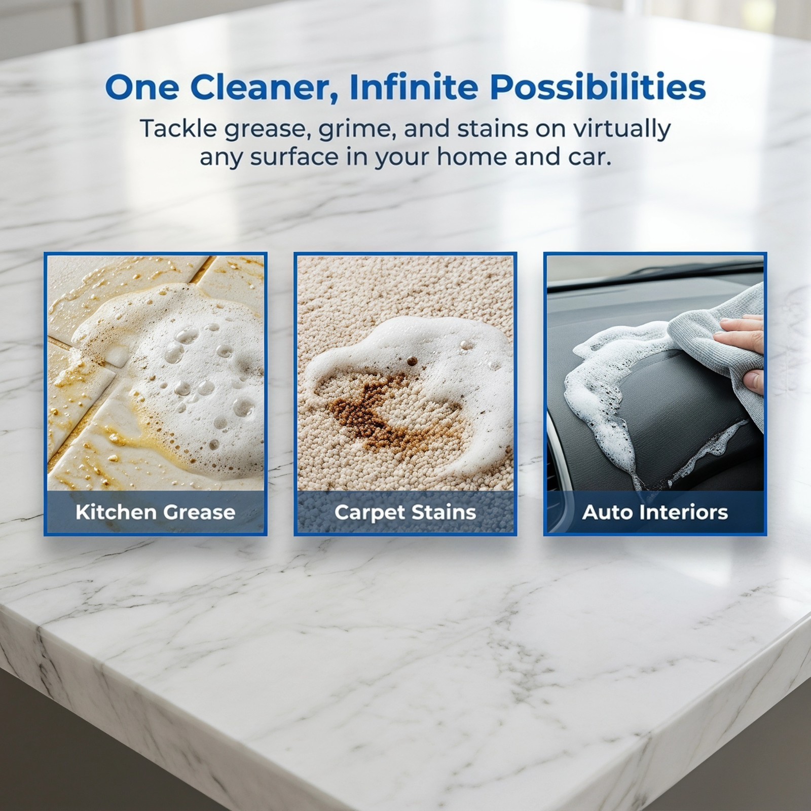 EaseHub Multi-Enzyme Cleaner is suitable for kitchens, furniture, and carpets