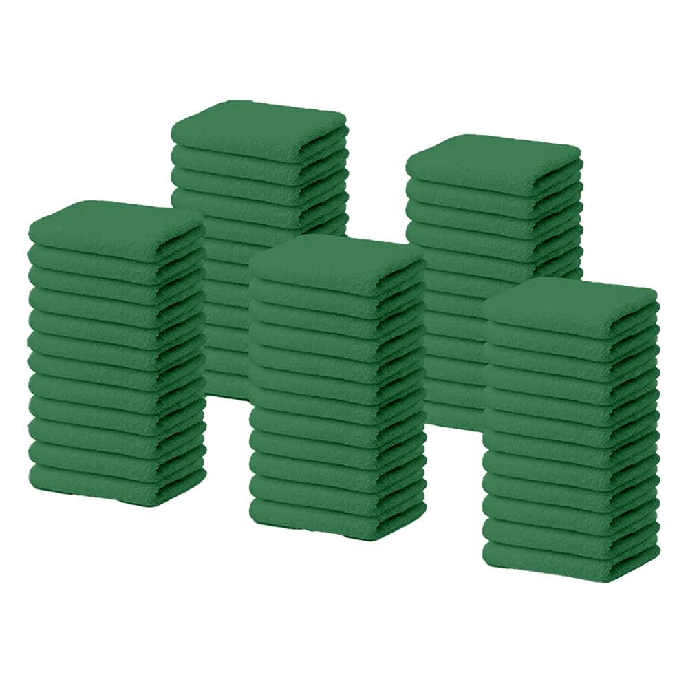 Terry Bar Mop Towels Green Value Pack Of 60 Size 14″x17″ Absorbent And Durable M