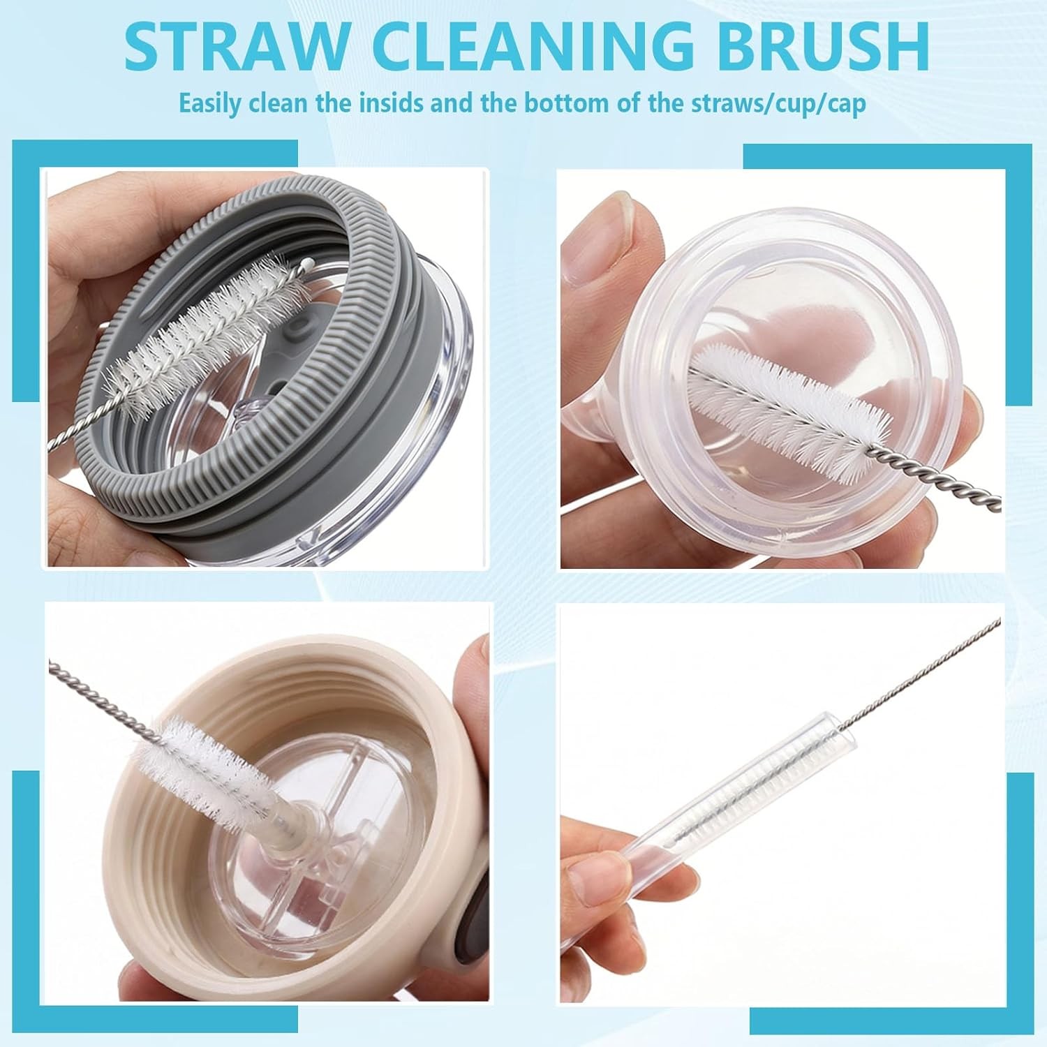 15PCS Cleaning Brush Cleaning Supplies, Hard Bristle Crevice Cleaning Brush