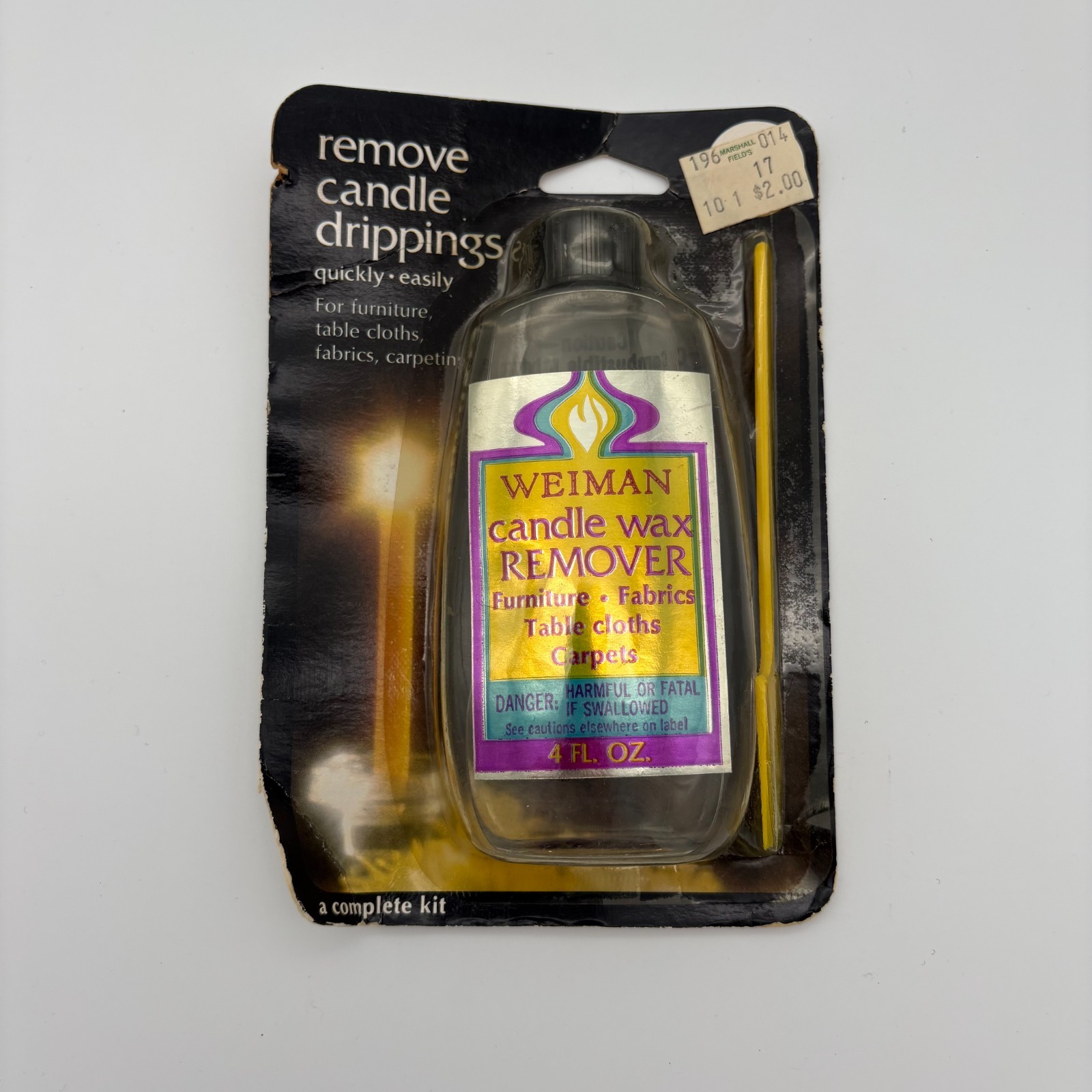 Weiman Wax Away 8 fl.oz Candle Wax Remover – NEW SEALED
