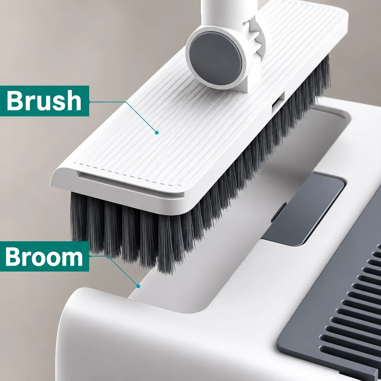 3-in-1 Foldable Broom Mop Dustpan Set Space Saving Cleaning Tool Home Office