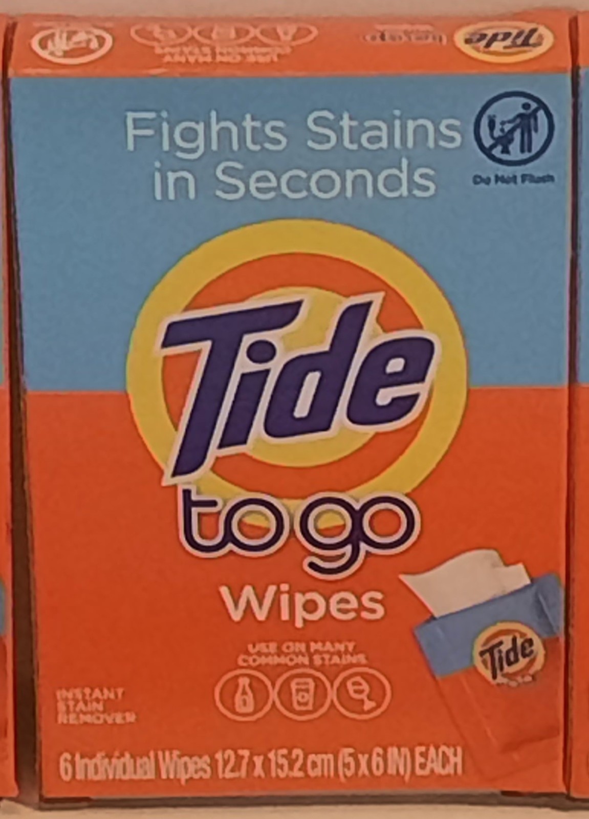 Tide To Go Wipes 6 Ct Travel Size Instant Stain Remover – FAST FREE SHIPPING!