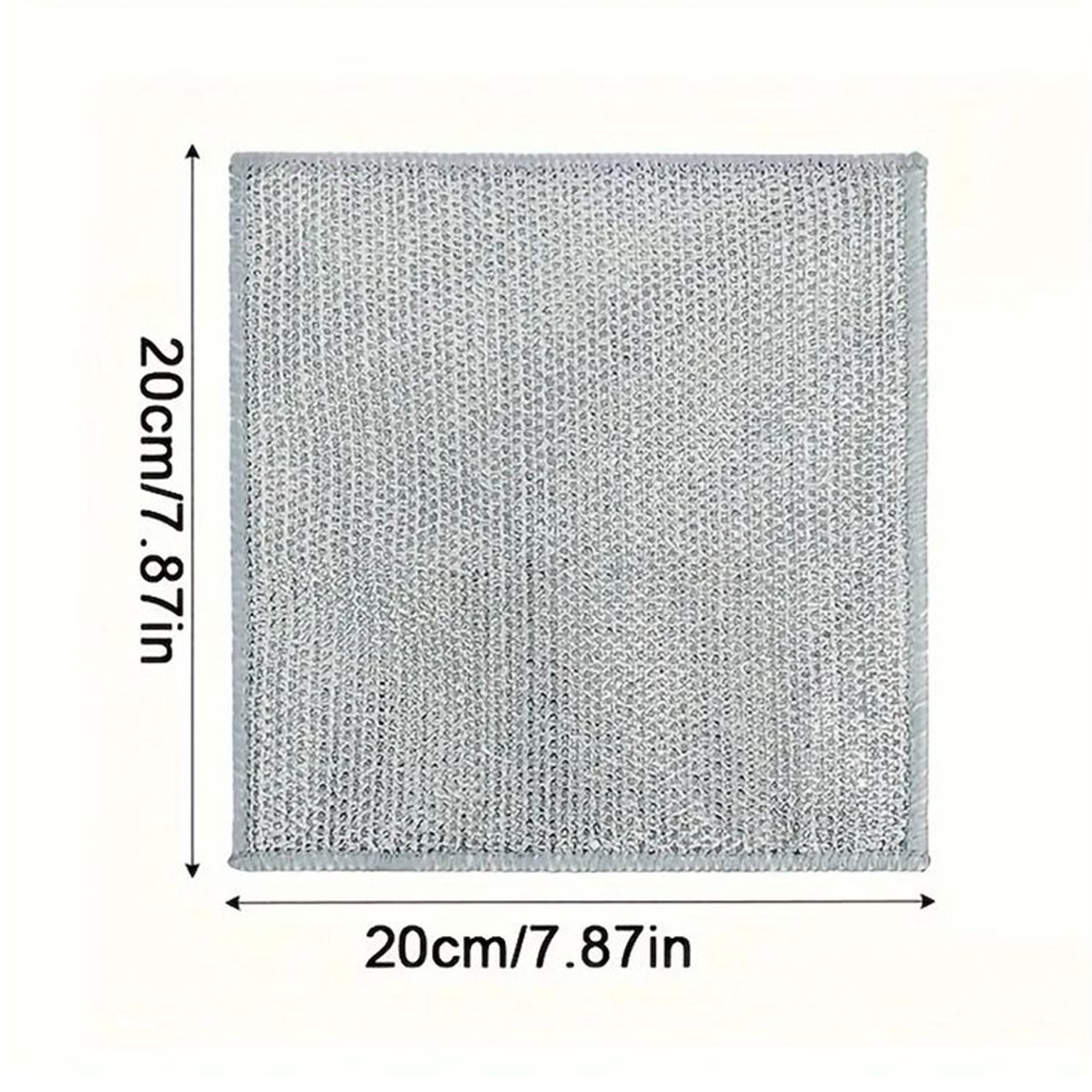 10-piece single square wire dishwashing cloth set