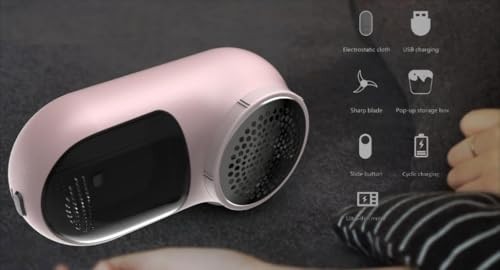 Rechargeable Fabric Shaver Lint Remover Sweater Defuzzer 3 Blades Portable