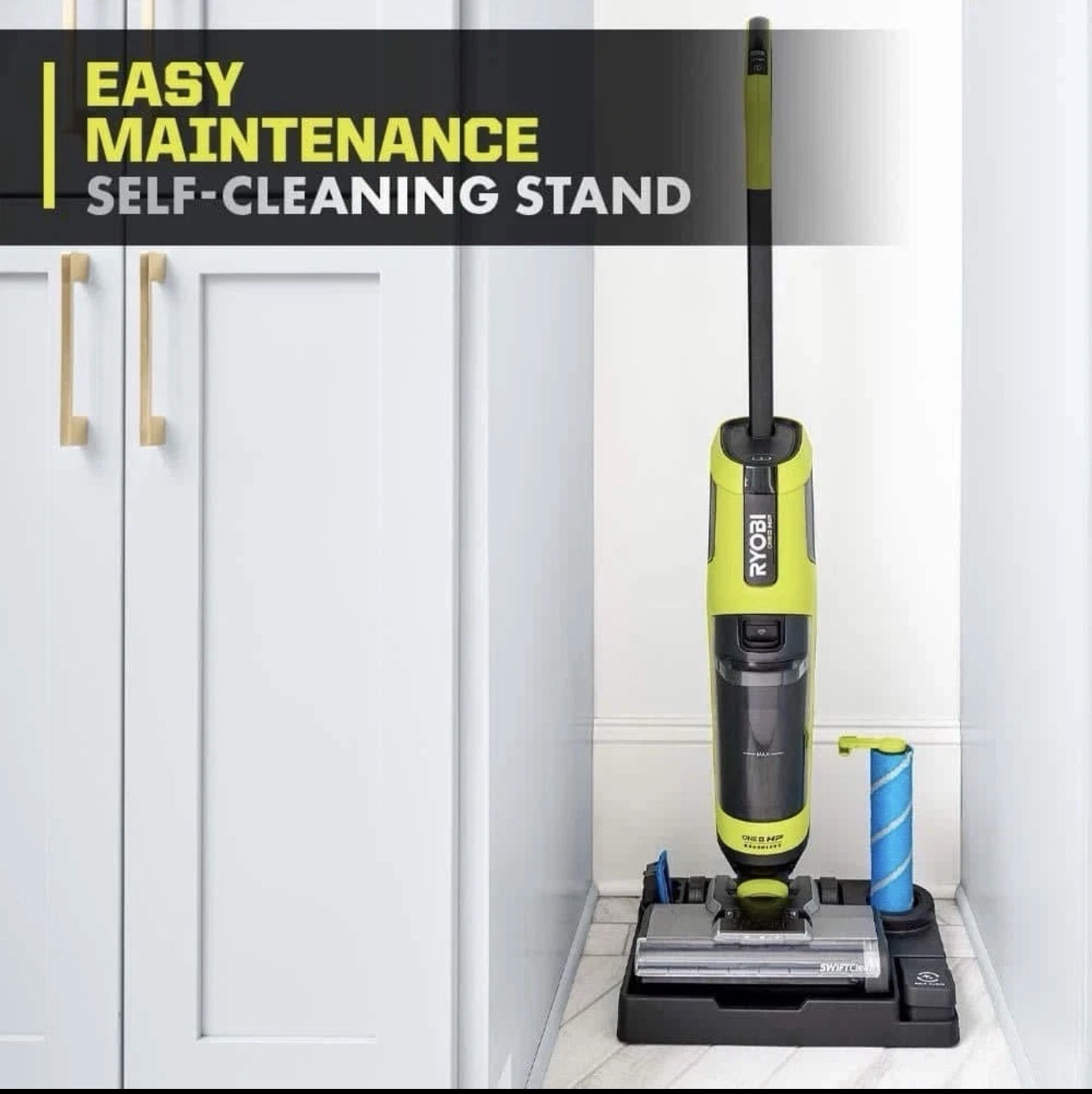 RYOBI ONE+ HP 18V Cordless SWIFTClean Wet/Dry Stick Mop and Vacuum (Tool Only)