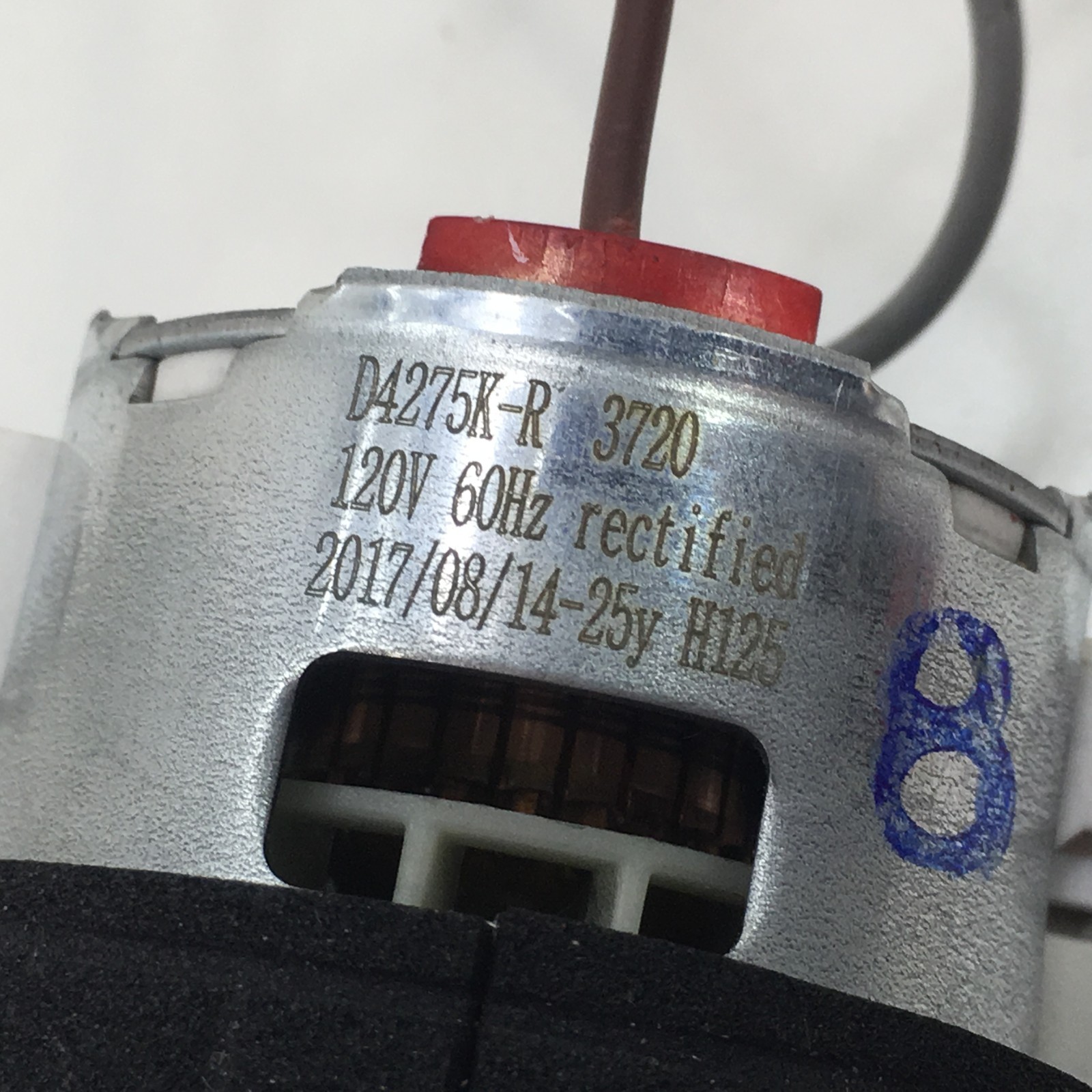 Shark NV800W NV800 NV800C NV801 NV803 UV810 120V BRUSHROLL MOTOR # D4275K-R 3720