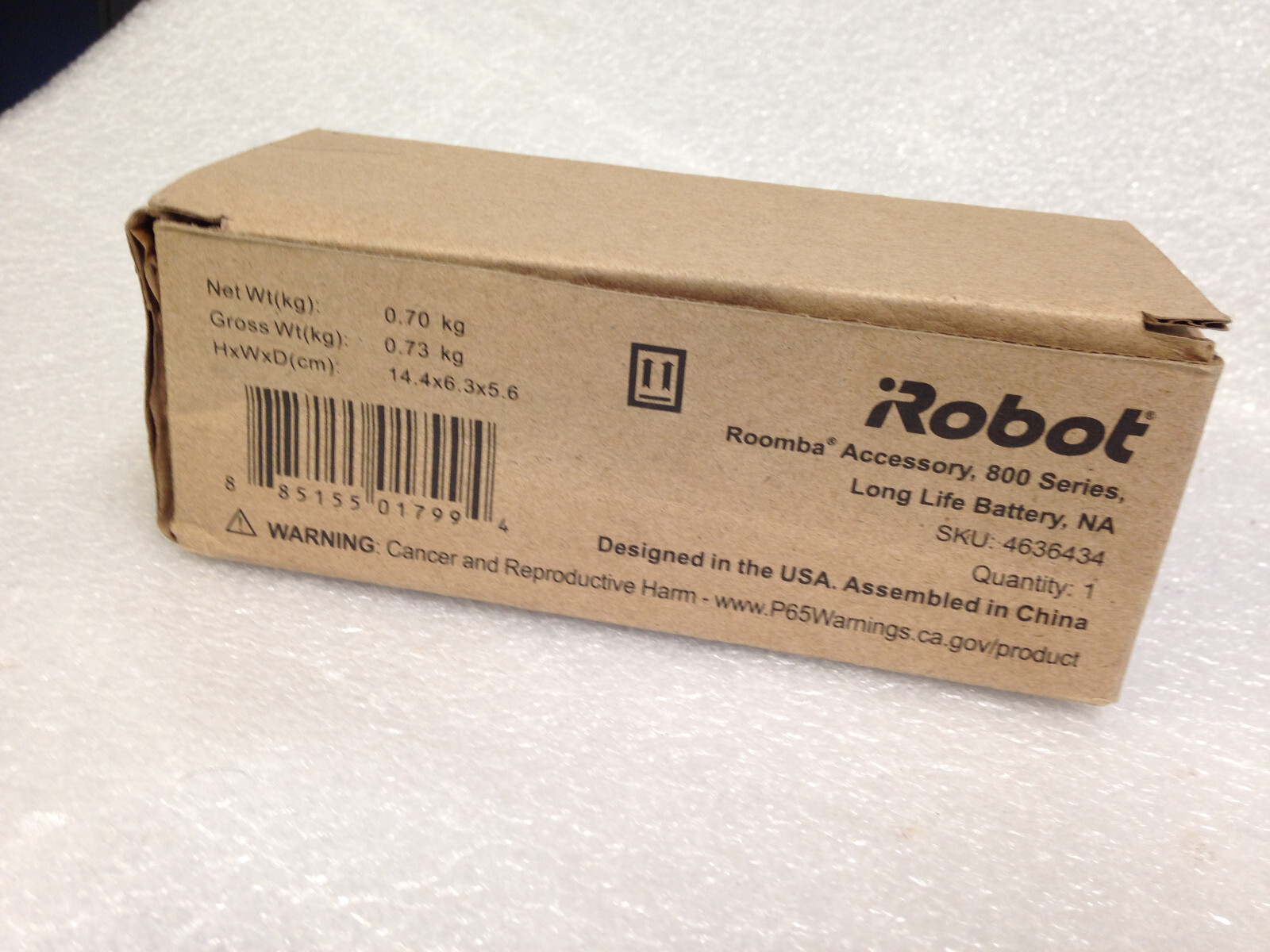 NEW Robot Roomba Long XLife Extended Battery 800 Series SKU: 4636434