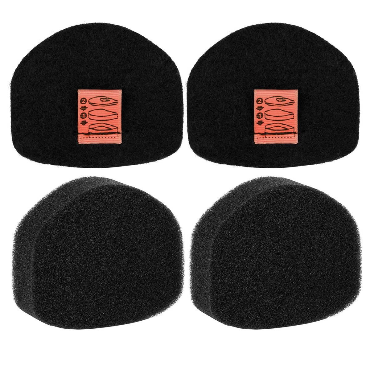 2 Pack Foam & Felt Filters for shark CH901 CH951C CH900WM CH963AMZ CH964AMZ