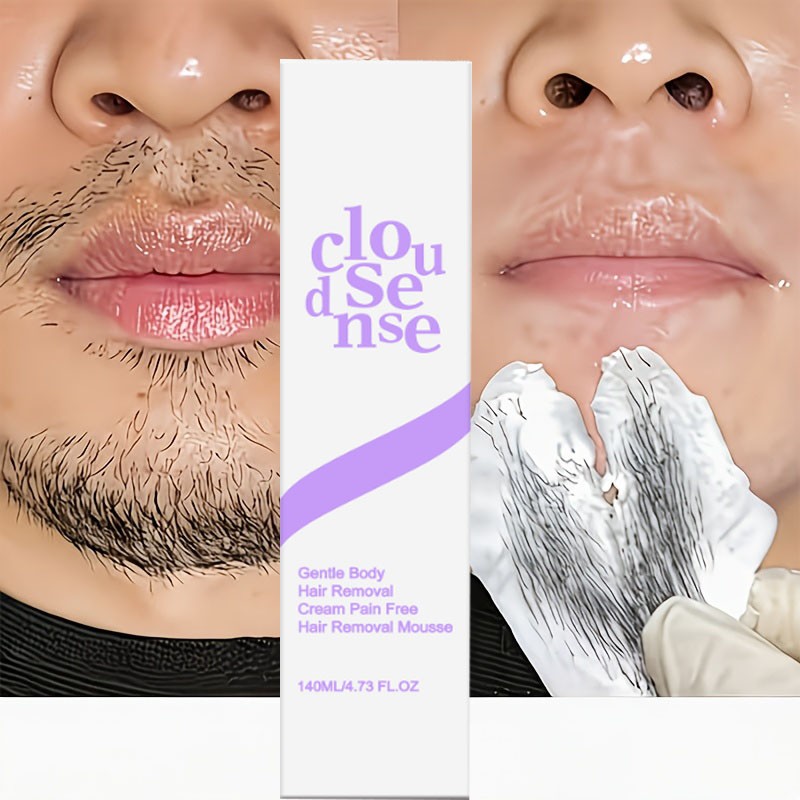 Cloud Sense Gentle Hair Removal Mousse Spray, Aloe & Hyaluronic Acid~2026