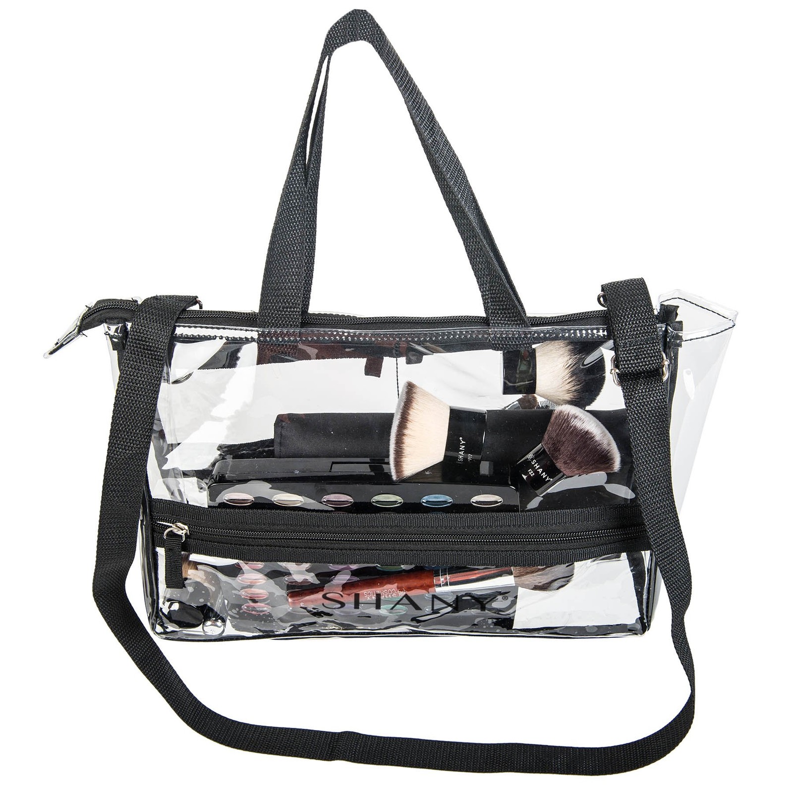 SHANY The Game Changer Travel Bag- 13.5×9.5×1.75 Inch (Pack of 1), BLACK