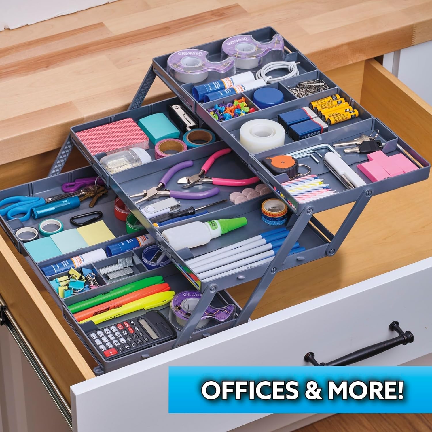 Smart Drawer Organizer Multi-Level Jewelry /Cosmetics Storage 9.5″ x 7.5″ x 2.75