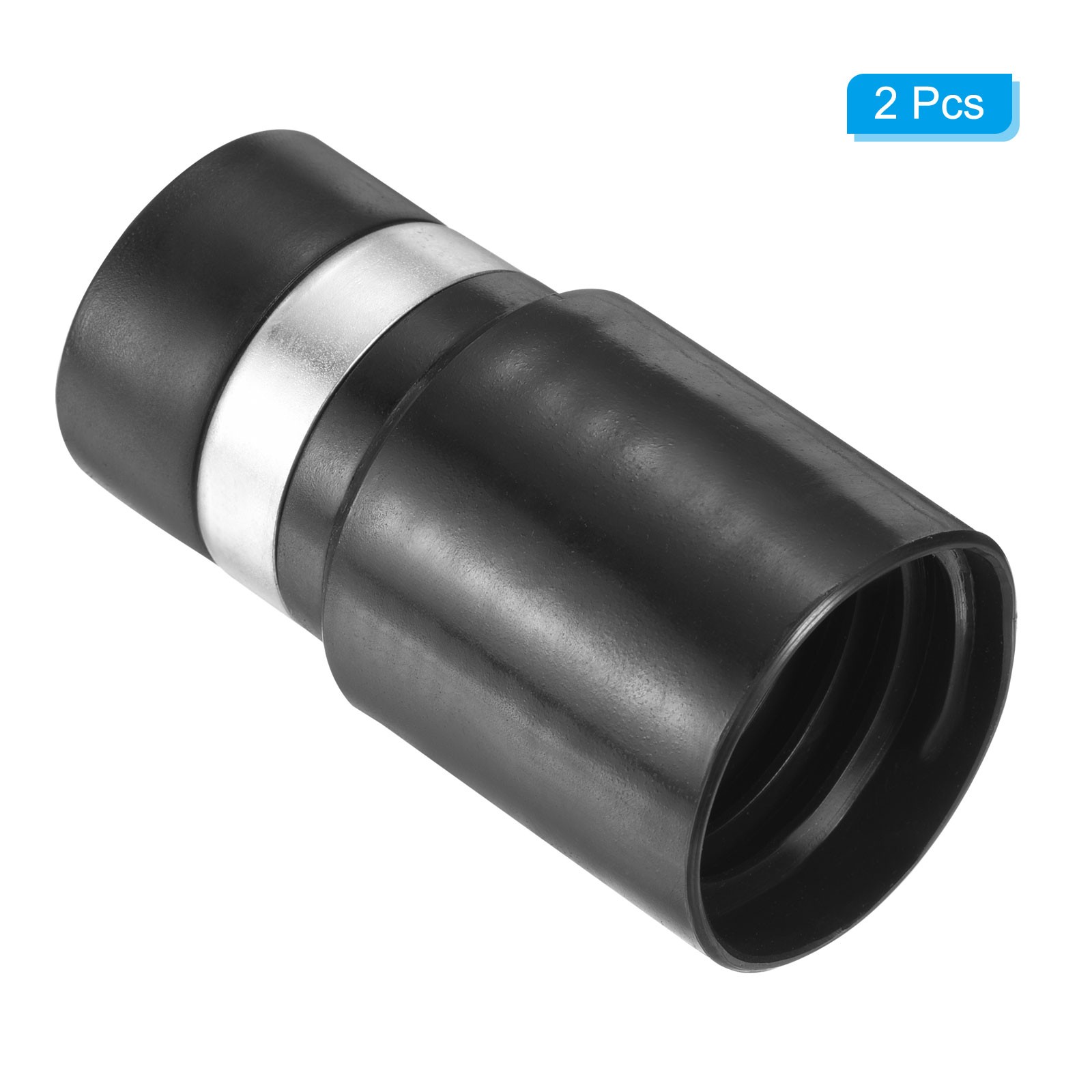 2Pcs 1.3″ ID Vacuum Hose Adapter Cleaner Hose Reducer Converter Connector Black