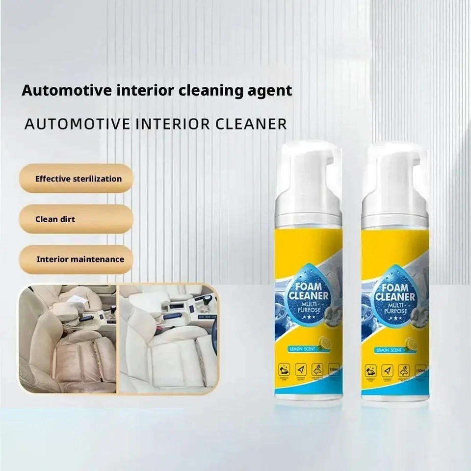 4-in-1 Multi-Enzyme Foam Cleaner, All-Purpose Spray 5oz with Sponge & Towel