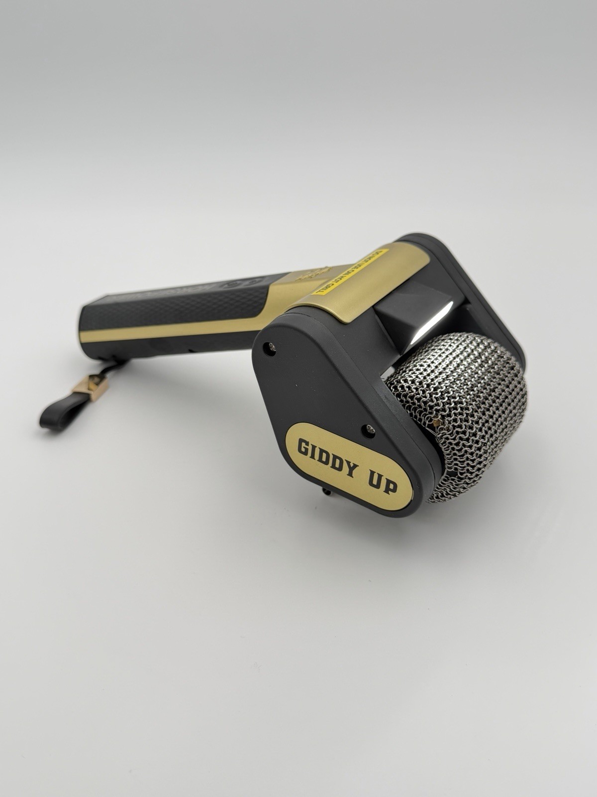 Horsepower Giddy Up GOLD Bristle-Free Spinning Grill Brush w/LED