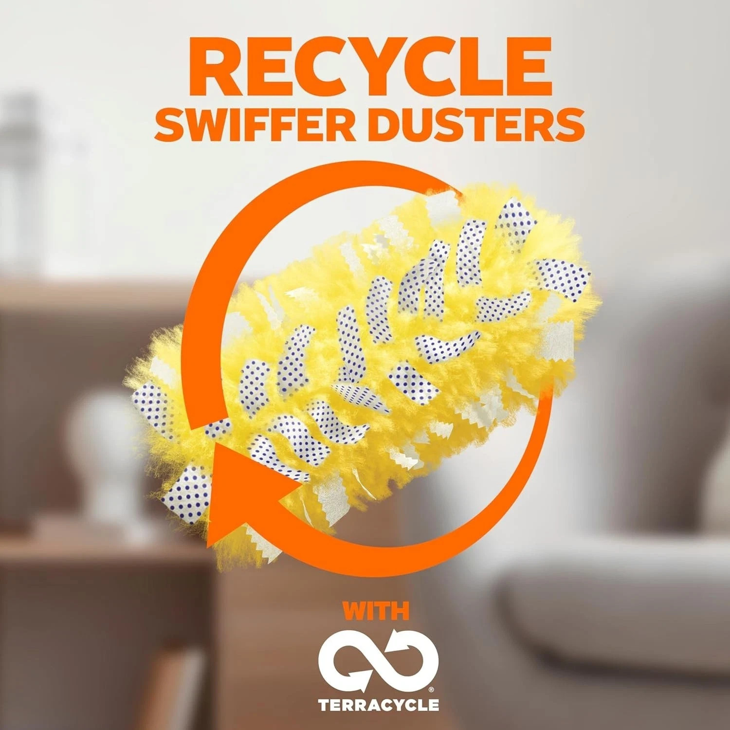 Swiffer Duster Heavy Duty 3 ft Extendable Handle Starter Kit with 3 Refills