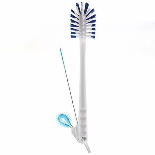 Bottle Cleaning Brush Set Nylon Bristle Long Handled Narrow Versatile Detailed