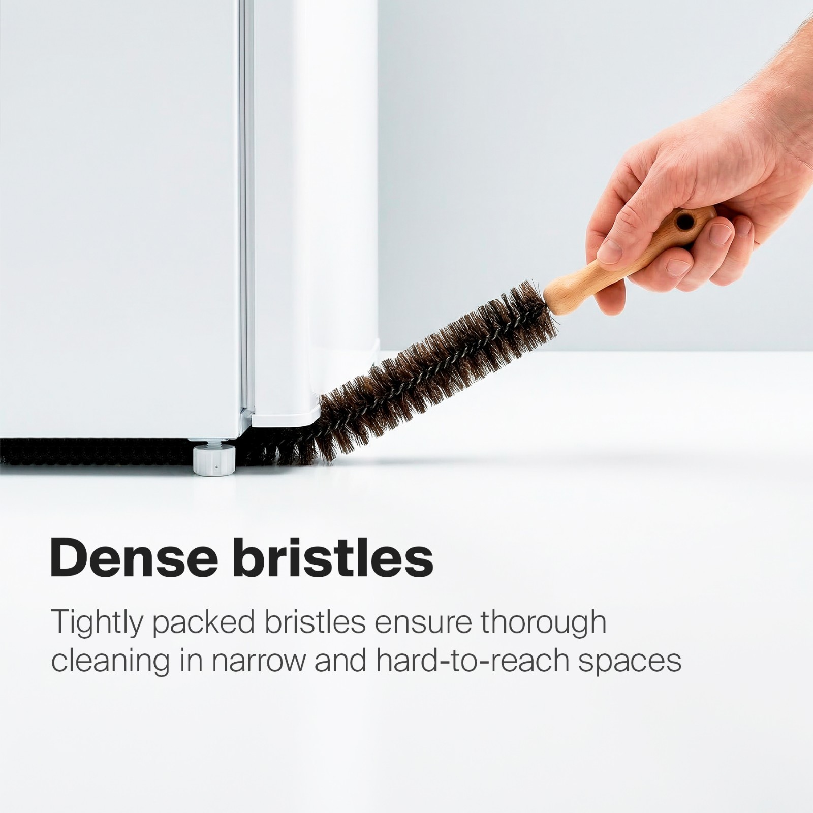 46″ Premium Flexible Medium-Stiff Horsehair Radiator, Coil and Vent Brush