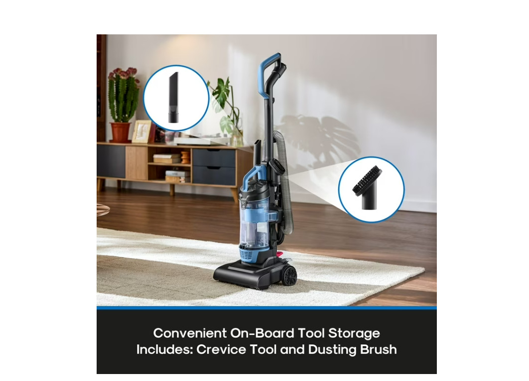 Mainstays Lightweight Bagless Upright Vacuum Cleaner w/ Brush & Crevice Tool