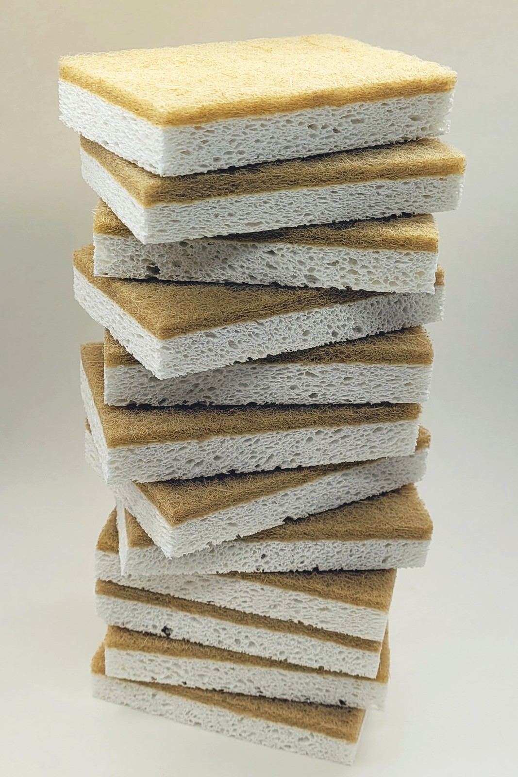 12-Pack Sisal and Natural Cellulose Scrub Sponges – 100% Biodegradable