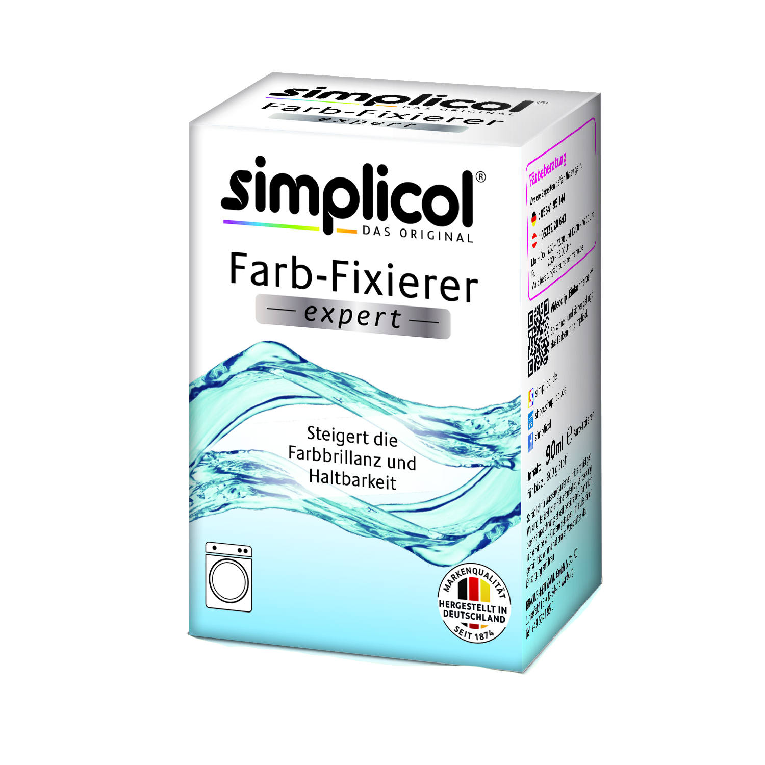 Simplicol Color Fixative For Textile Color Expert 90ml Liquid Fixer Up To 600g
