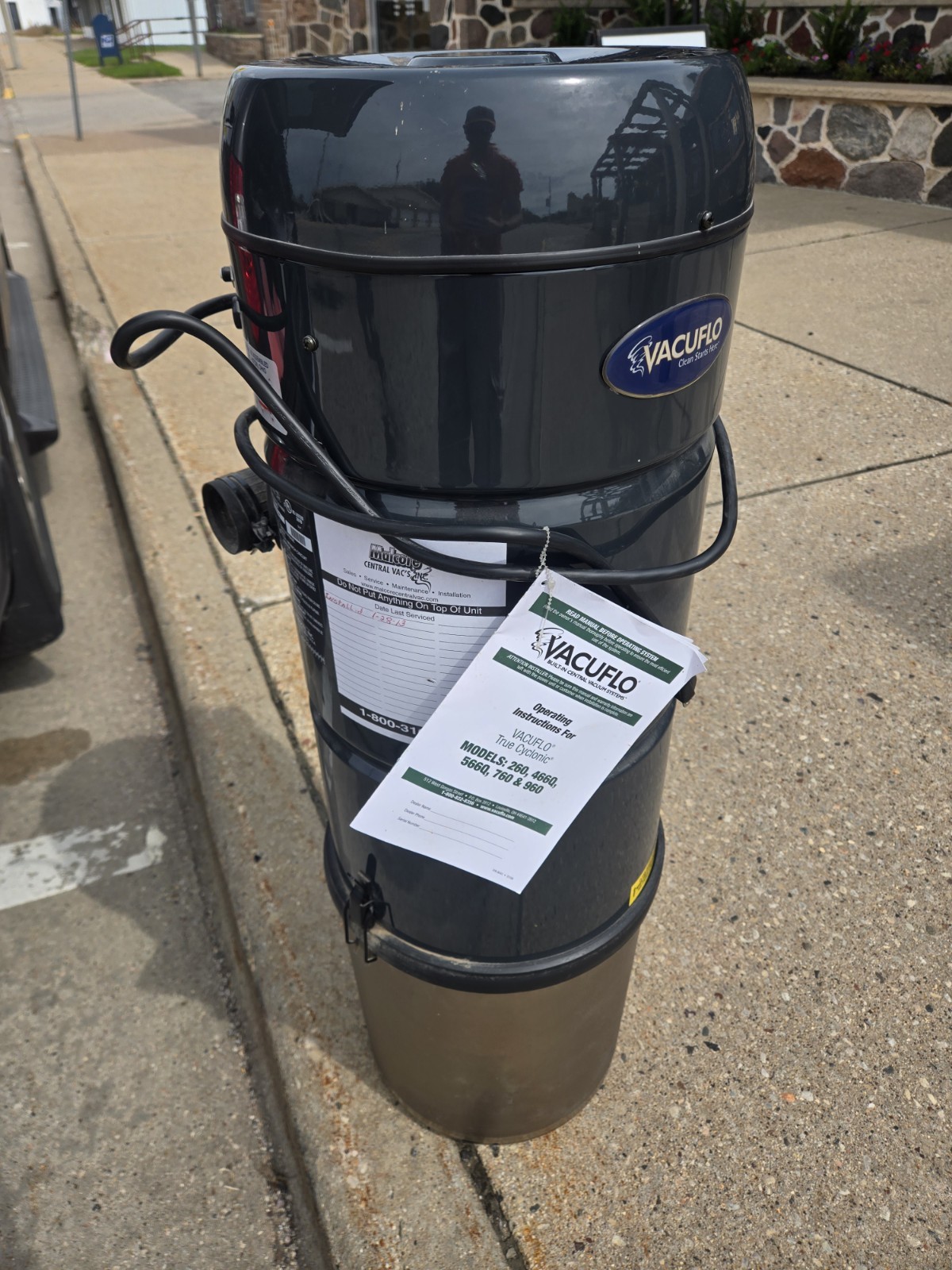 Vacuflo 466Q True Cyclonic Central Vacuum Power Unit