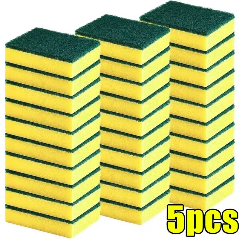 15/30 Pack Kitchen Cleaning Sponges Scourers Washing Up Non-Scratch for Dish Pad