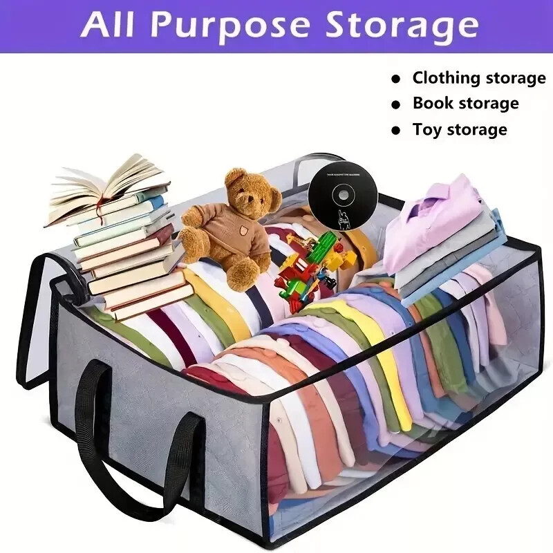 Hat Storage Dust Bag Baseball Hat Cap Organizer Clear Rack Zipper – Black / Gray
