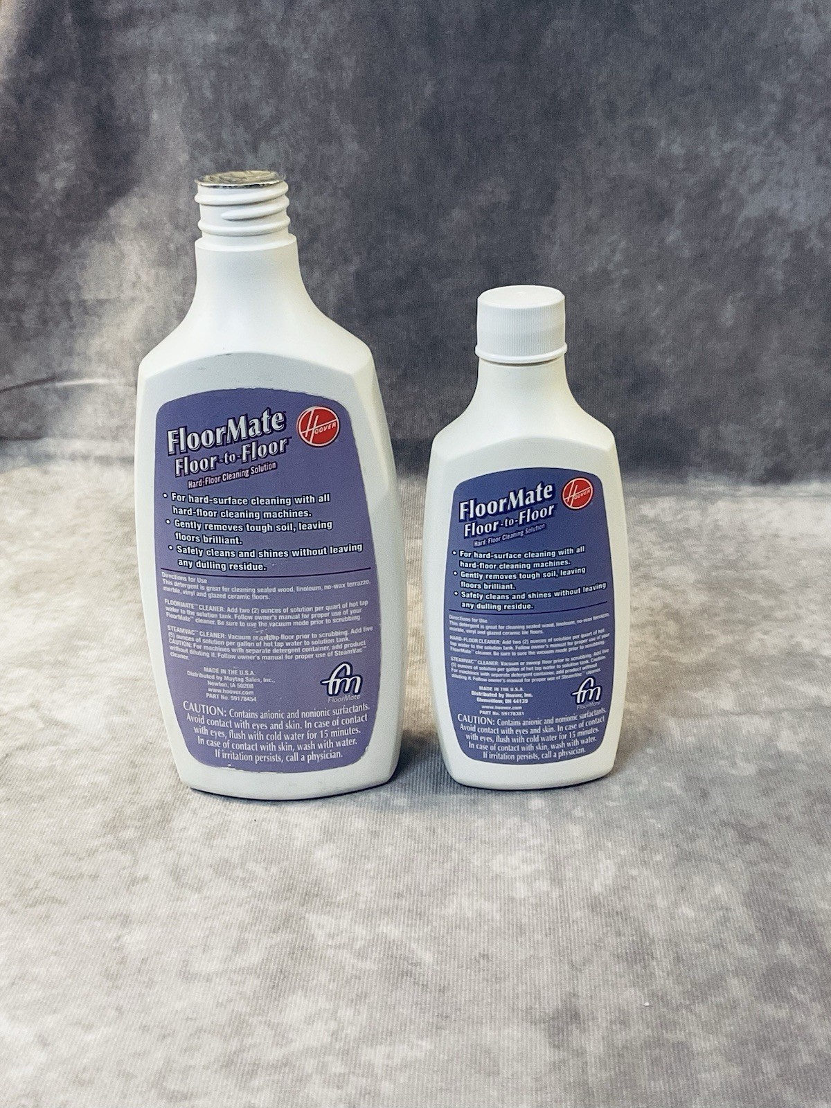 HOOVER FLOOR MATE FLOOR-TO-FLOOR HARD FLOOR CLEANING SOLUTION 8 FL OZ & 16 FL OZ