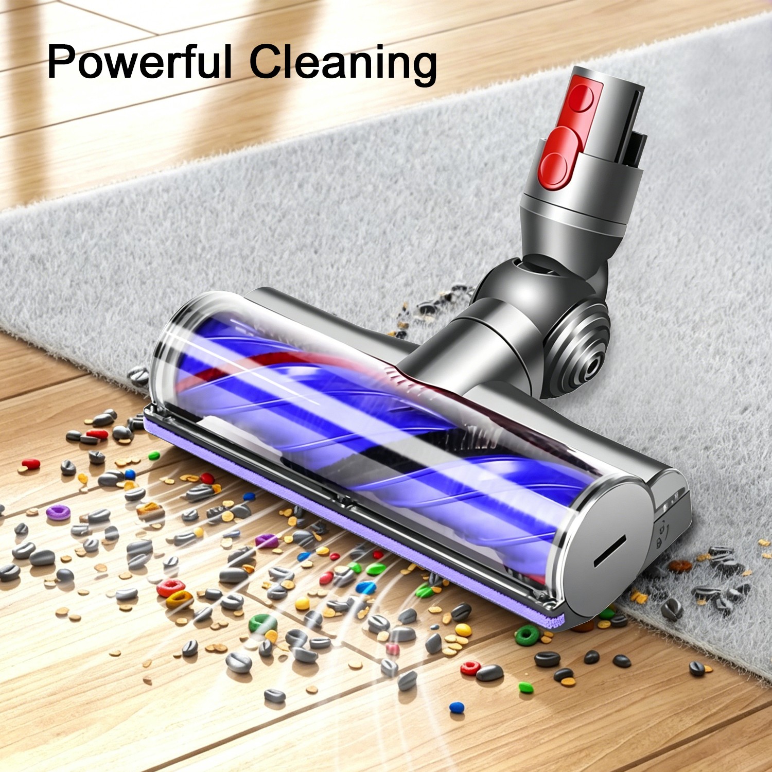 Brush Head for Dyson V7 V8 V10 V11 V15 Animal Torque Direct Drive Motorhead