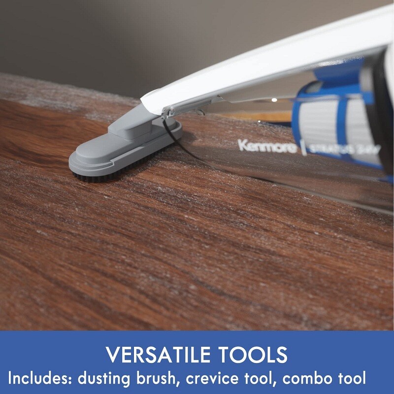 Kenmore DS Cordless Stick Vacuum Cleaner 2-in-1 Handheld HEPA VAC 45 min Runtime