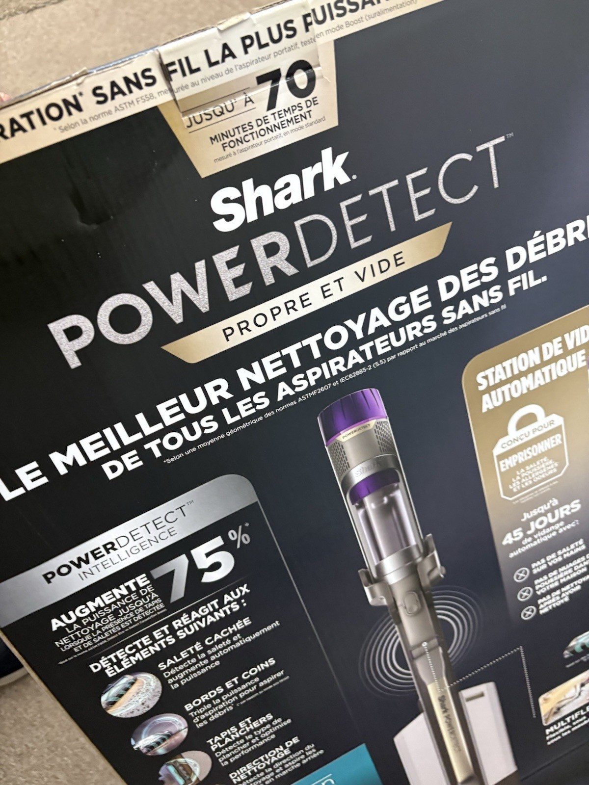 Shark PowerDetect Clean & Empty Cordless Stick Vacuum IP3251C Brand New