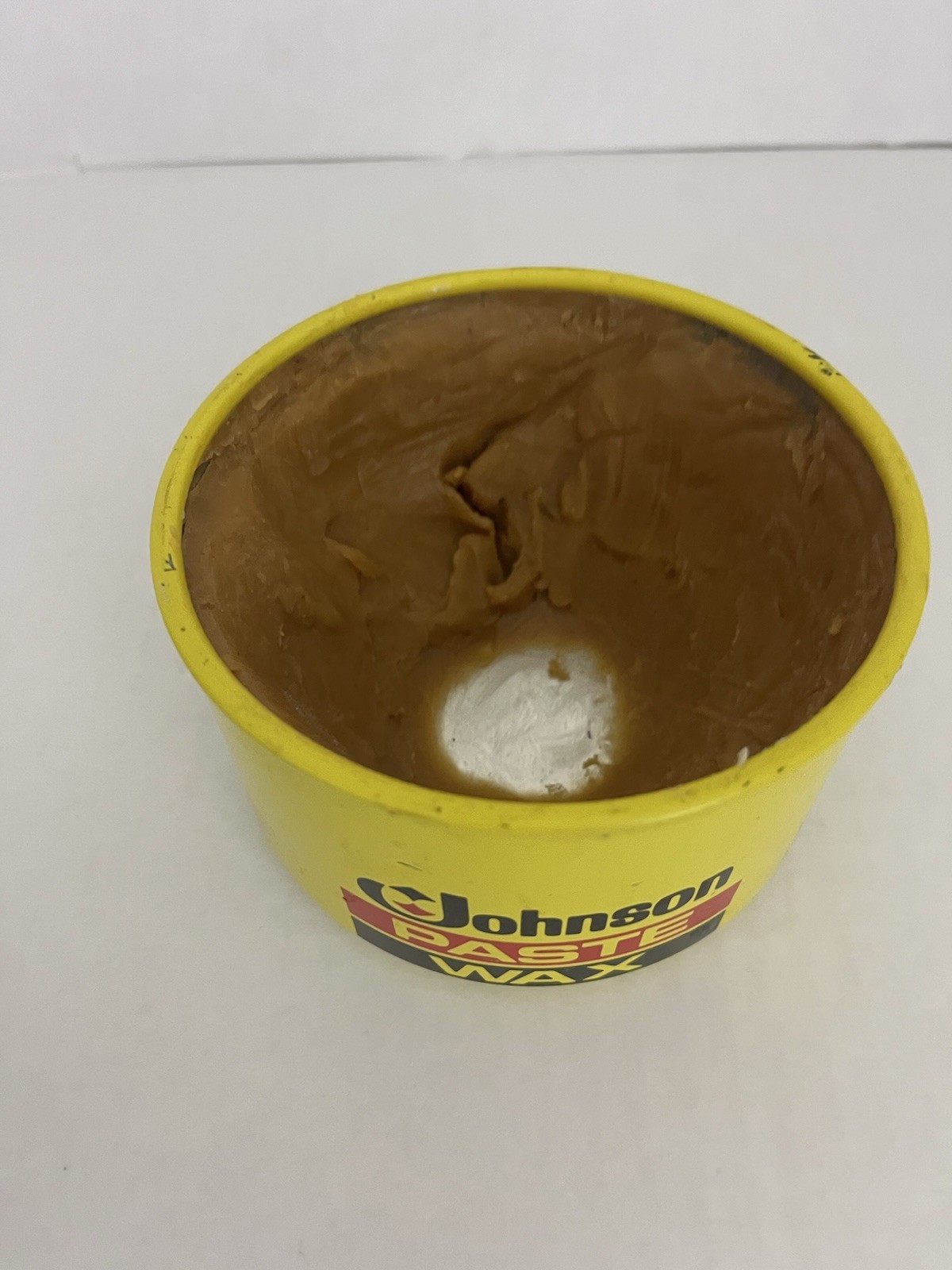 SC Johnson Paste Wax Net Wt 16 oz Metal Tin Tub / 1 LB Preowned