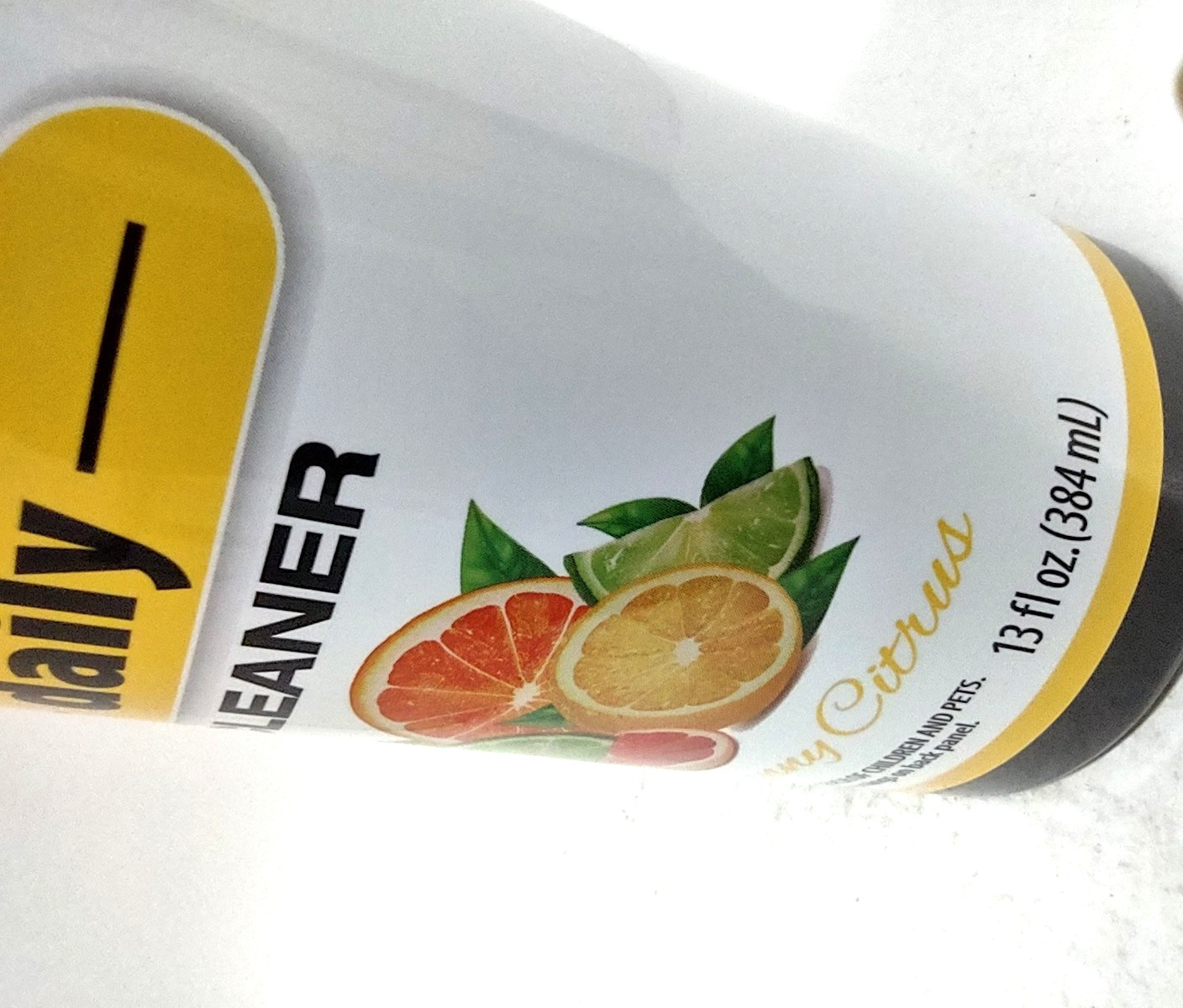( 4 ) Wizard Naturals In W/Essentials Oils Daily Cleaner Sunny Citrus 13 oz Ea