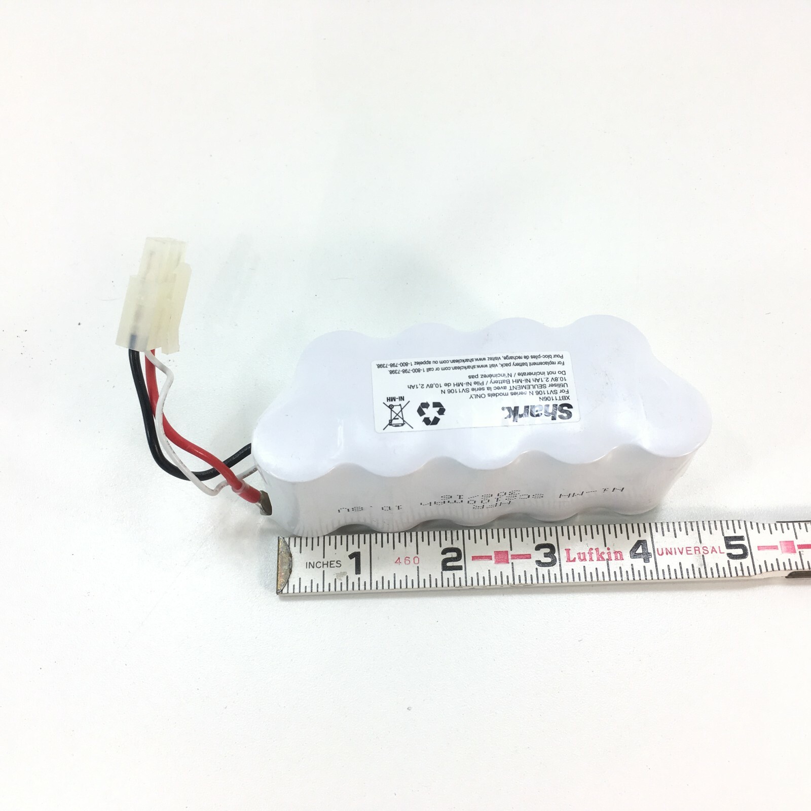 Genuine Shark SV1110 SV1106N RECHARGEABLE BATTERY Ni-MH 10.8V 2.1Ah OEM XBT1106N
