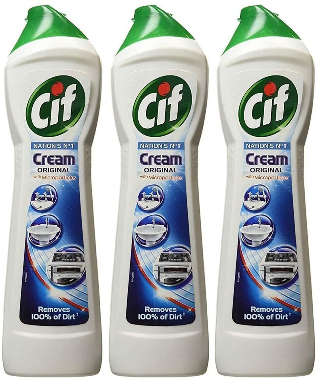 Cif Cream Cleaner Original 500ml (PACK OF 3)