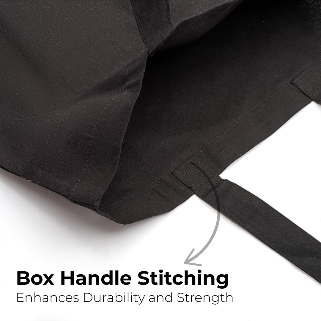 5| 6| 12| 24| 48| 100| 200 Pack Canvas Tote Bags Bulk, Lightweight Bulk Reusa…