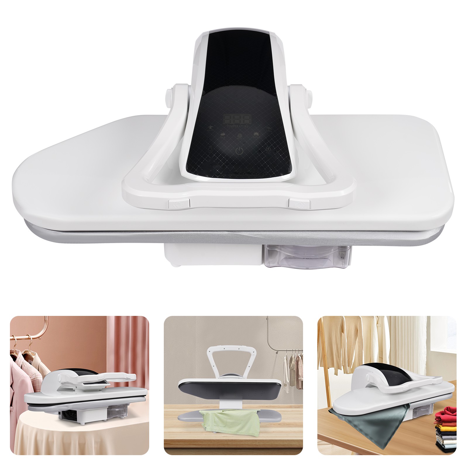 Intelligent Steam Press with Touch Screen, 5 Fabric Modes, 1600W Power