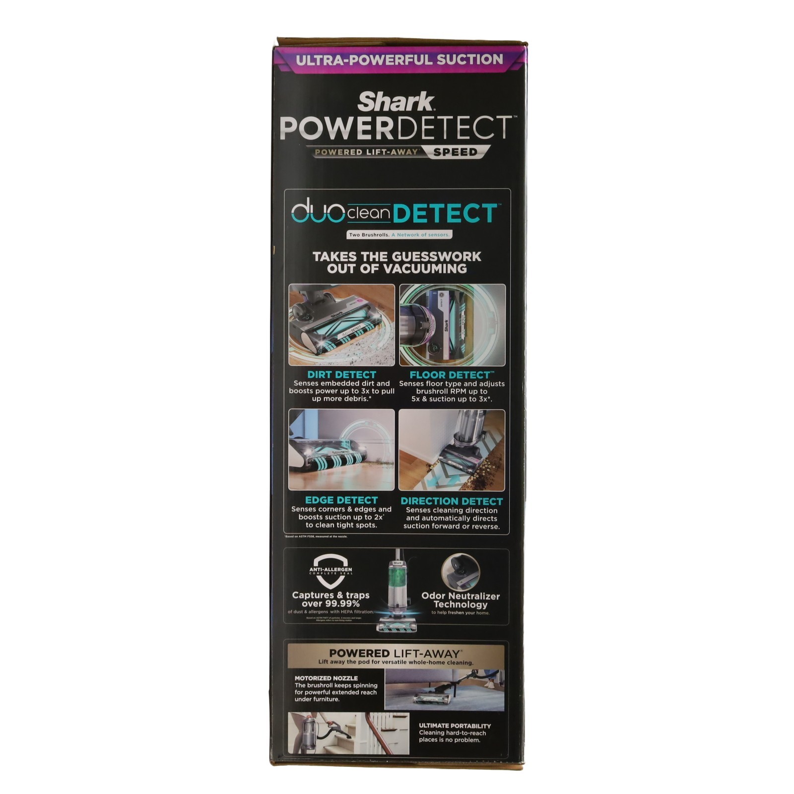 Shark PowerDetect AZ3901 Corded Multi-Surface Upright Vacuum – Purple